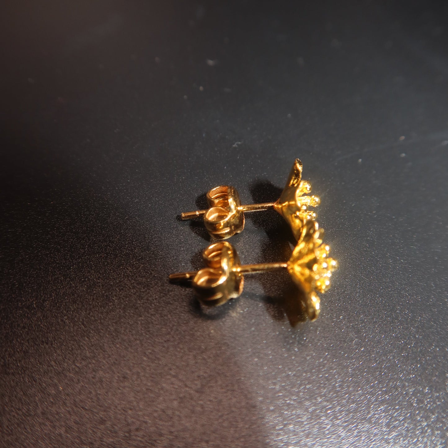 24k Flower Earrings