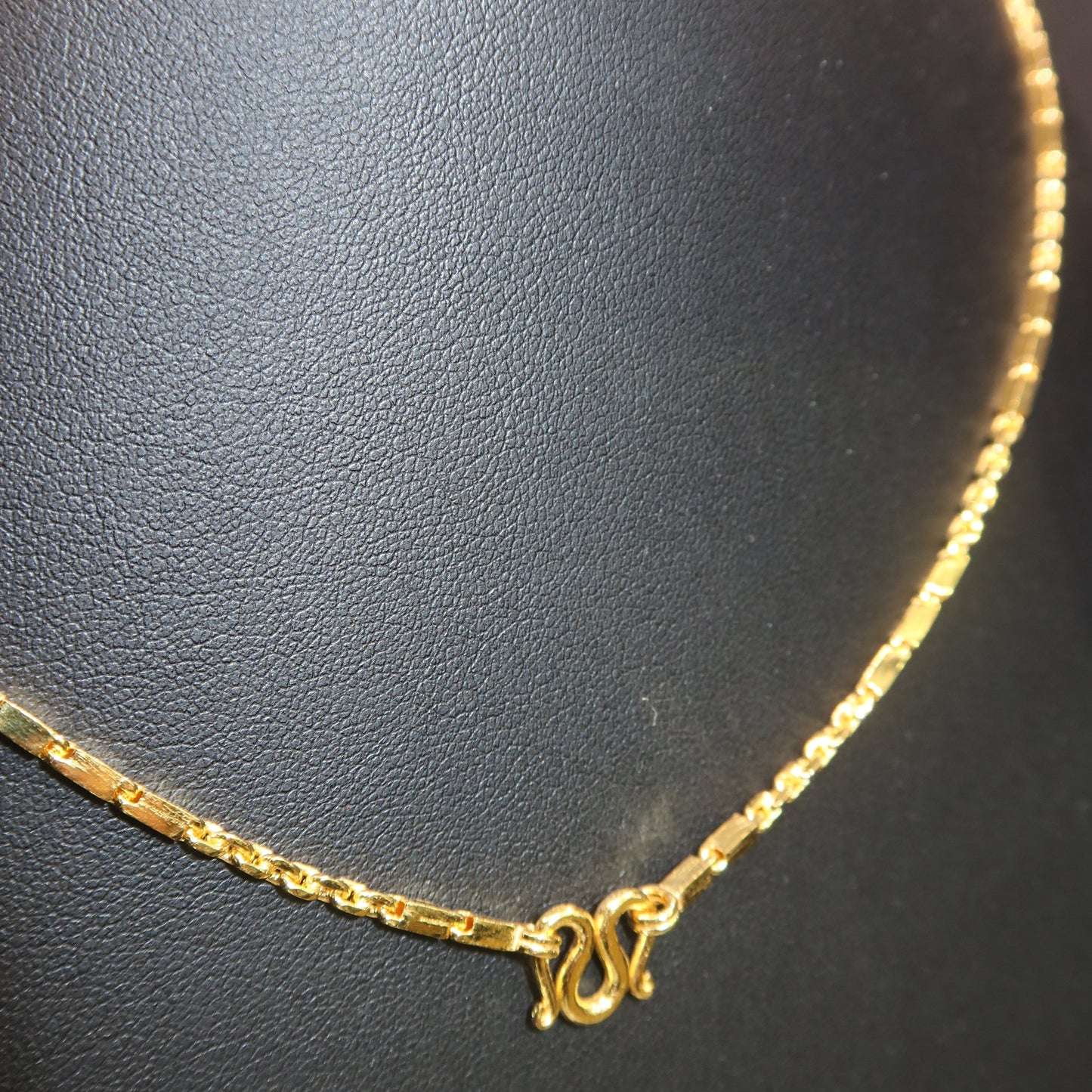 24k Rope and Box Necklace