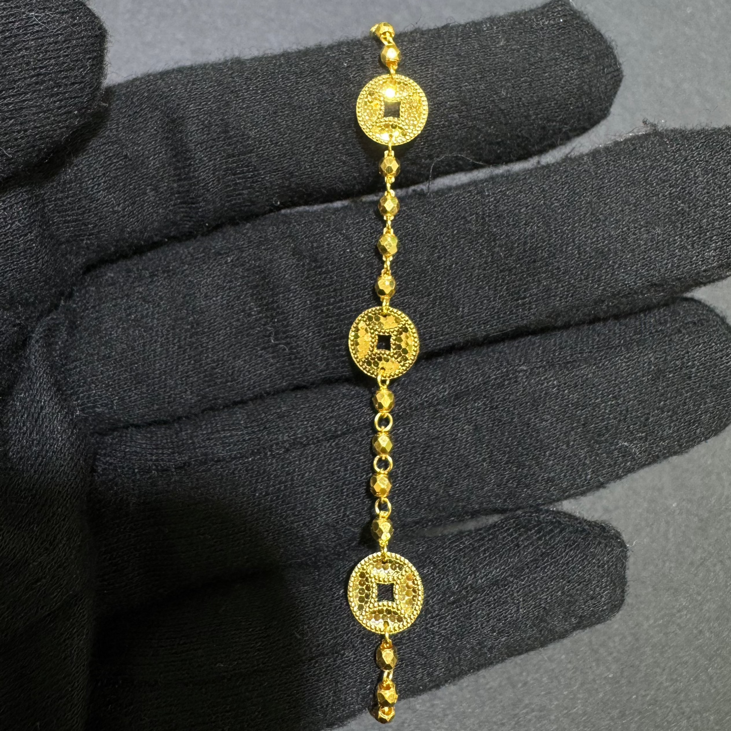 24k Fortune Coin Bracelet
