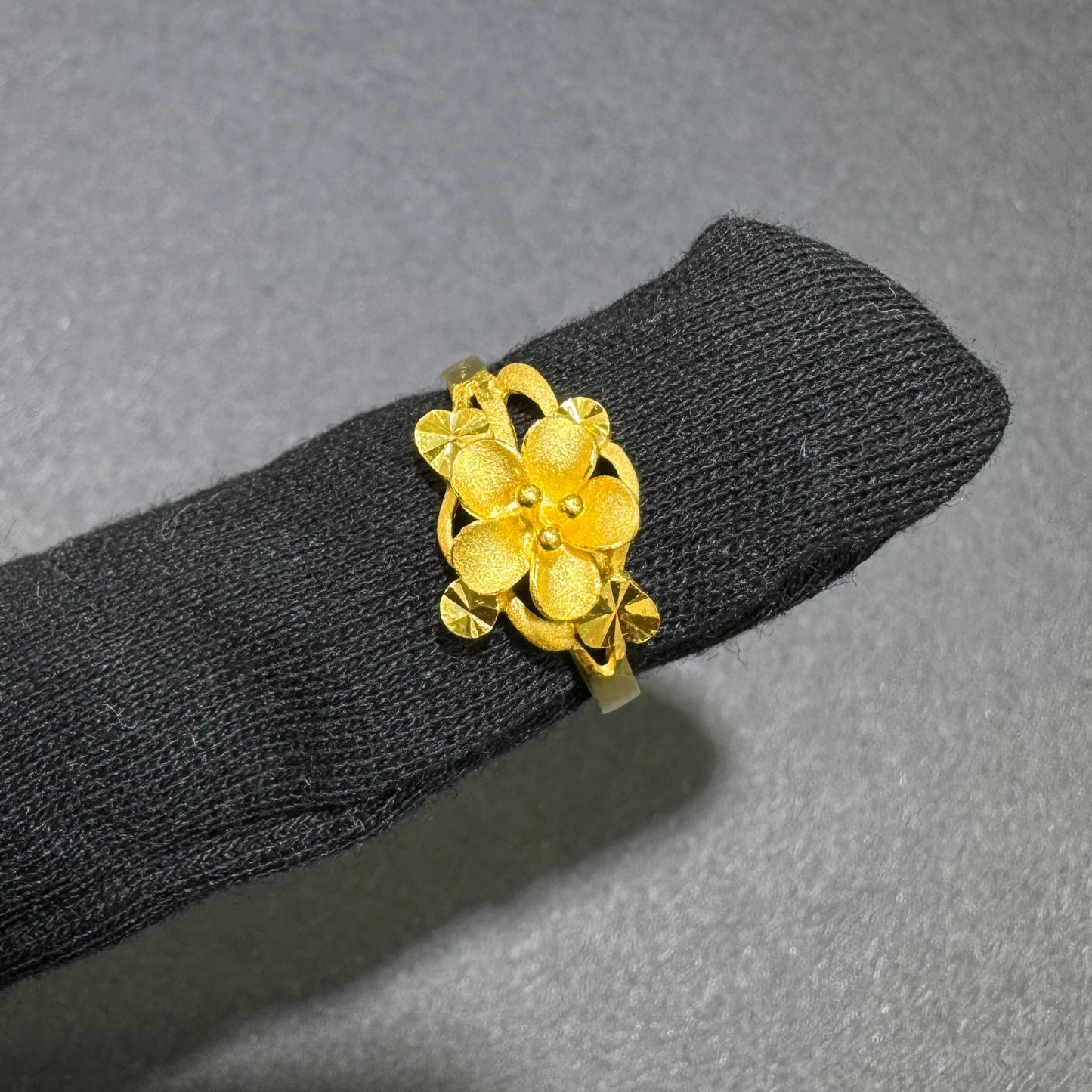 24k Flower Ring