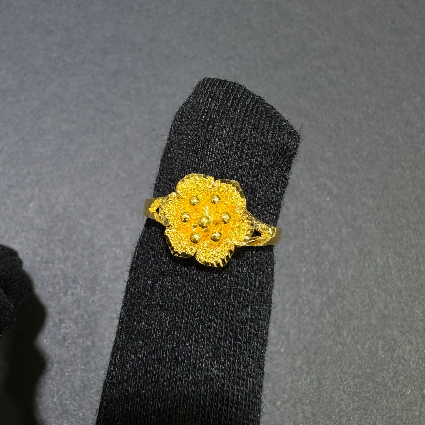 24k Flower Ring