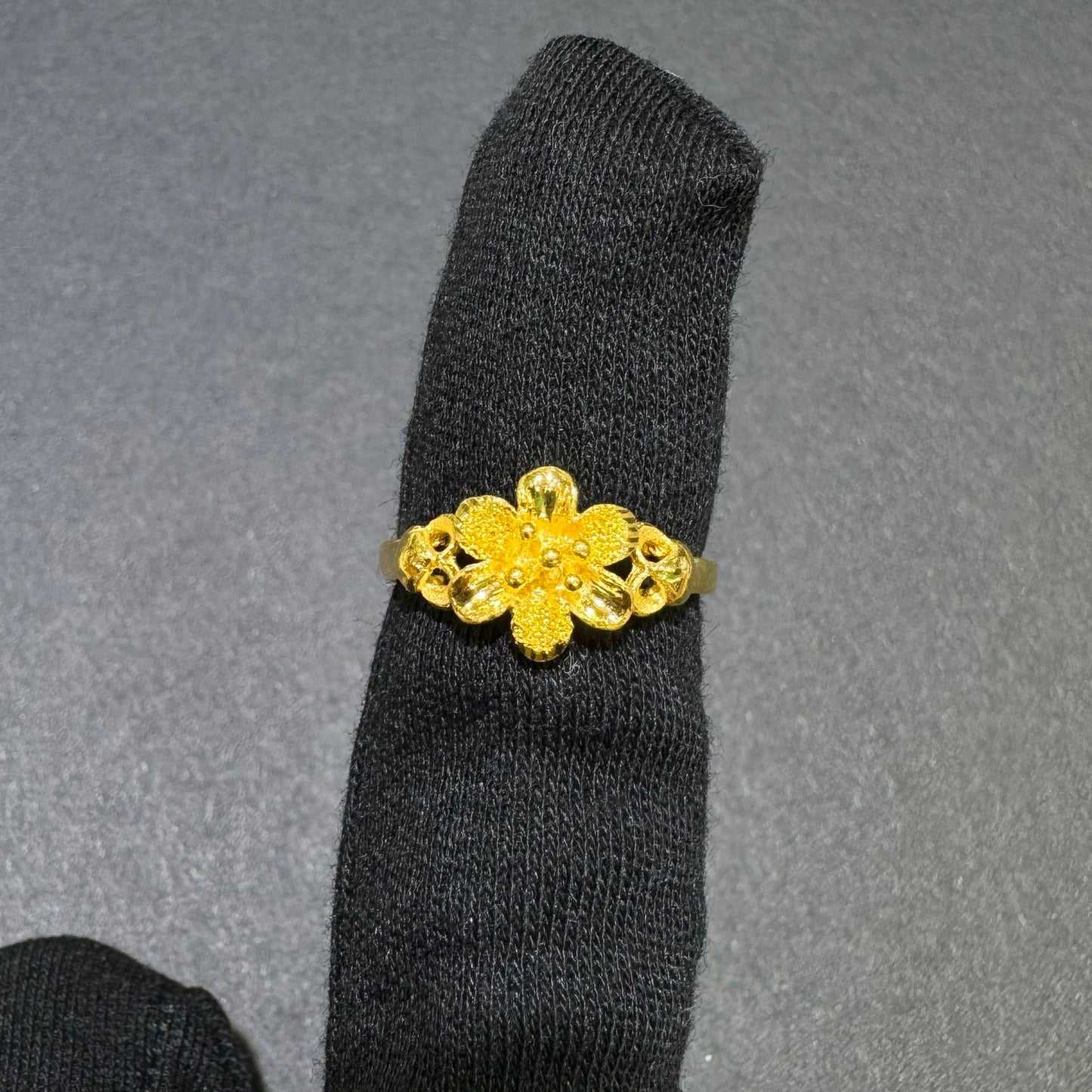 24k Flower Ring