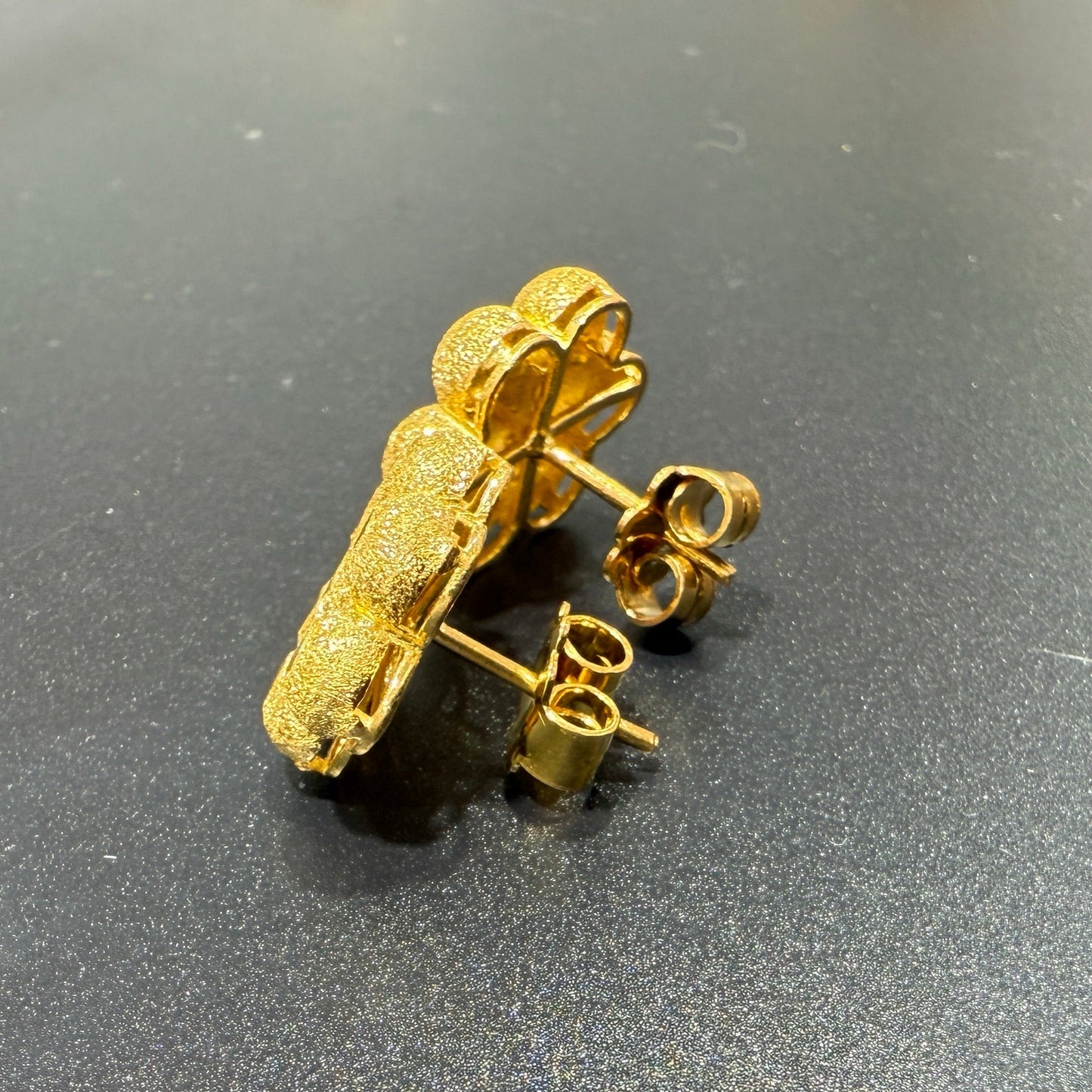 24k Cluster Earrings