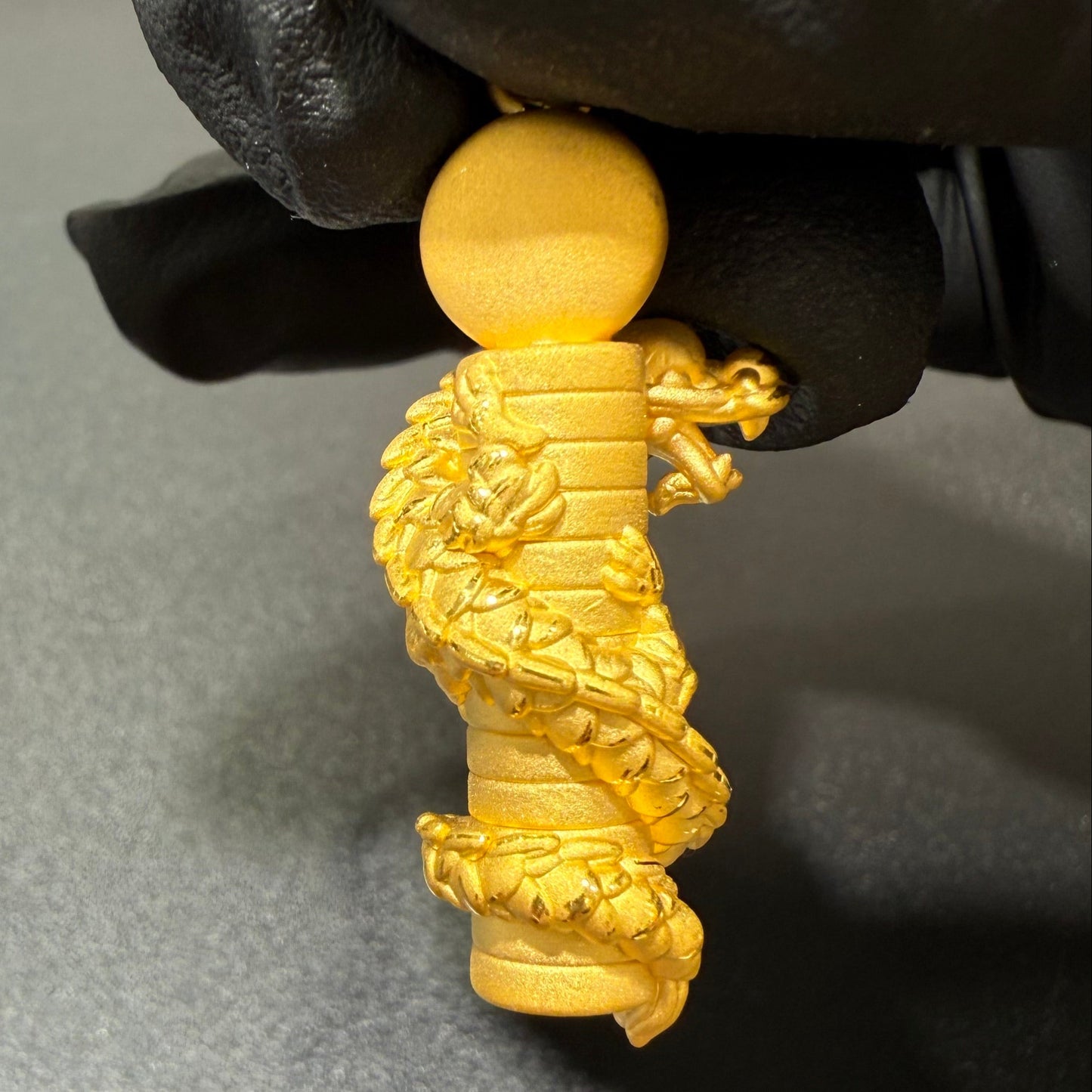 24k Dragon Pendant