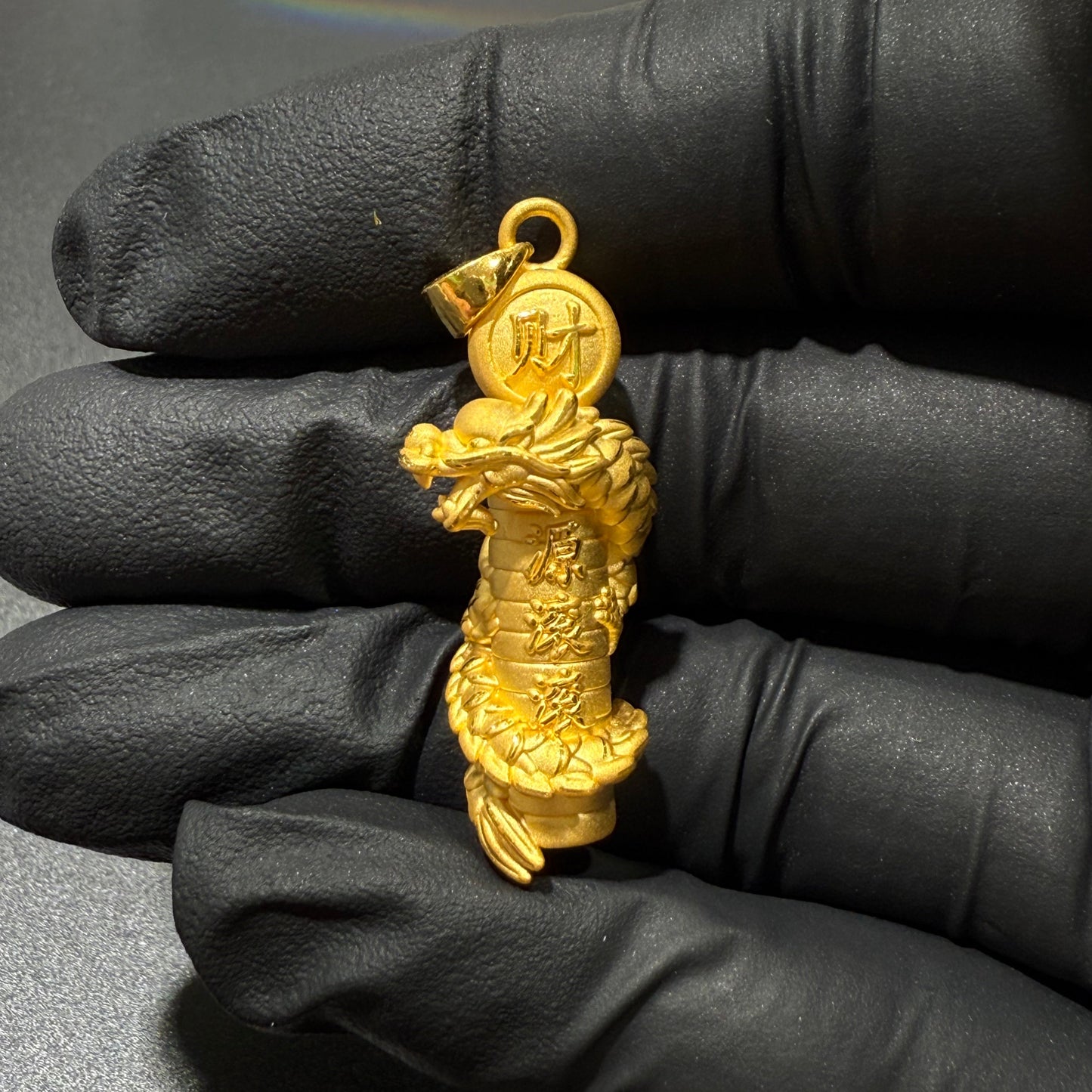 24k Dragon Pendant