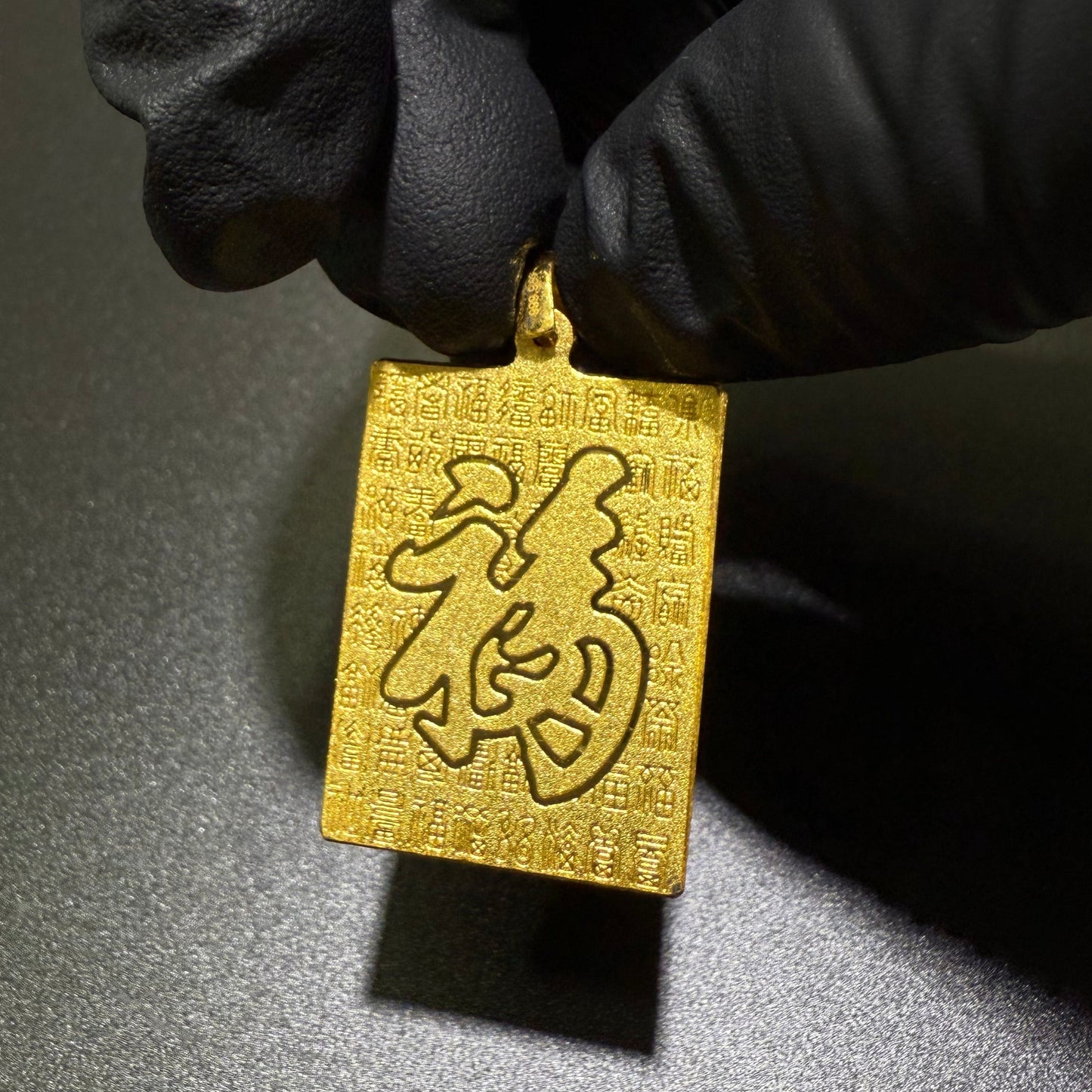 24k Frame Guan Yin pendant