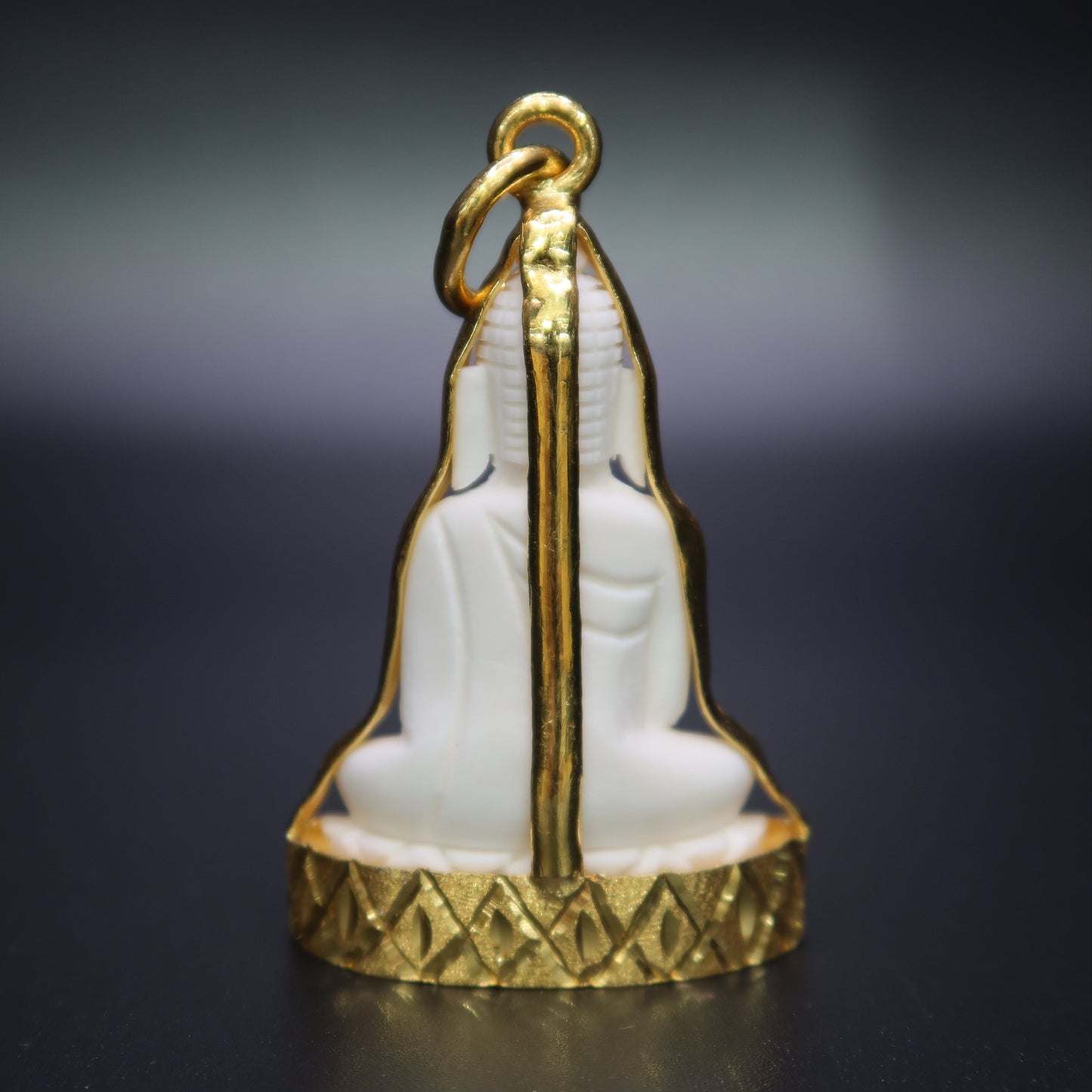 24k Buddha Wrapped Pendant