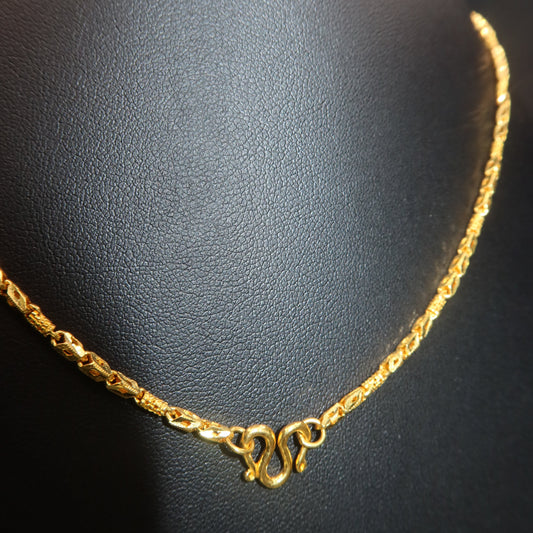 24k Diamond Cut Necklace
