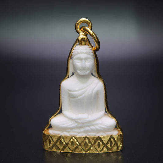 24k Buddha Wrapped Pendant