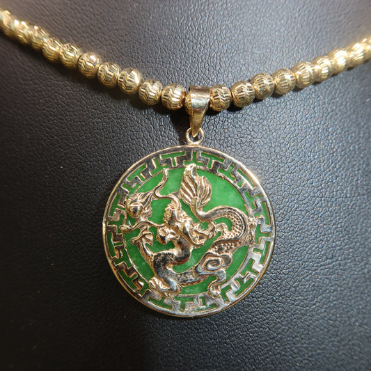 Jade Dragon Pendant