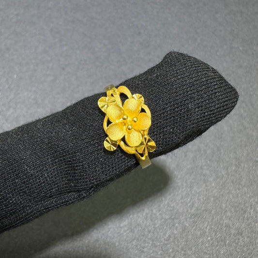 24k Flower Ring