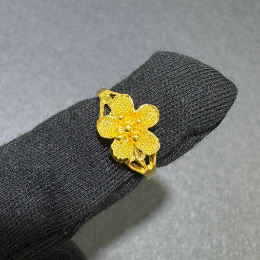 24k Flower Ring