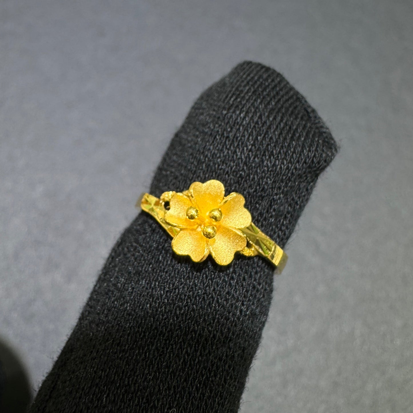 24k Flower Ring
