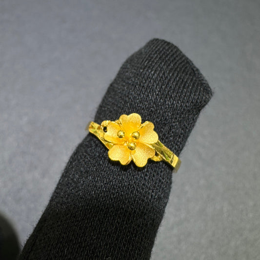 24k Flower Ring