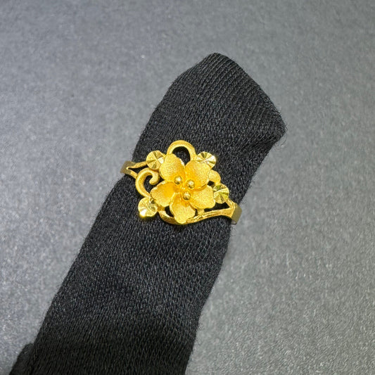 24k Flower Ring