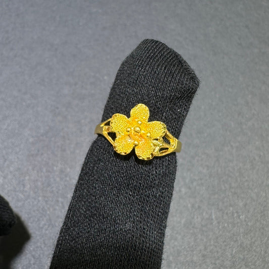 24k Flower Ring