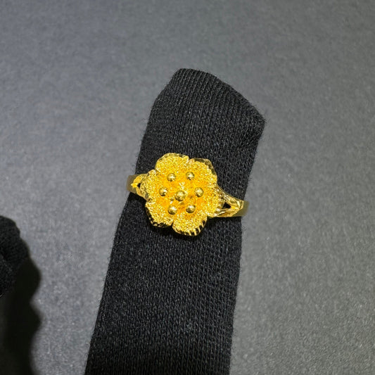 24k Flower Ring