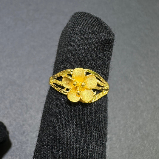 24k Flower Ring
